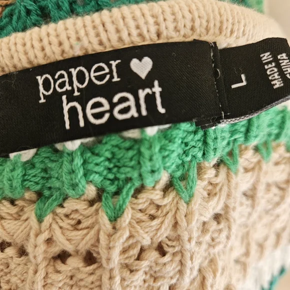 PAPER HEART PRETTY CROCHET MAXI DRESS - Picture 6 of 6